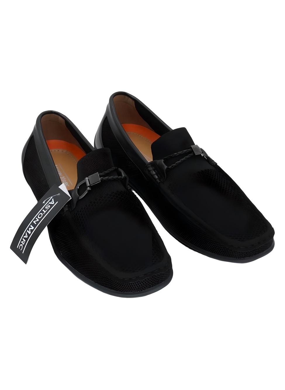 Aston Marc Walk-01 Black Mesh Slip-On Loafer Size 11M